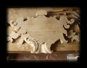 Pracownia Rzeźbiarska Besaleel - Kominek barokowy