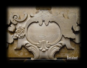 Pracownia Rzeźbiarska Besaleel - Kominek barokowy